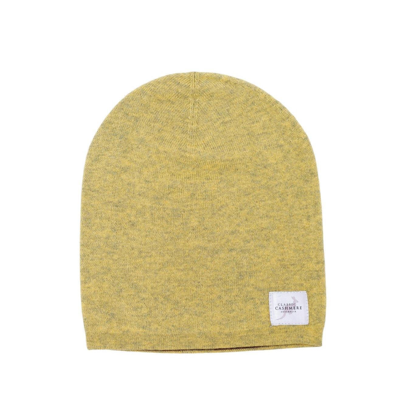 Kids Mustard Yellow Cashmere Beanie – Soft & Warm Winter Hat