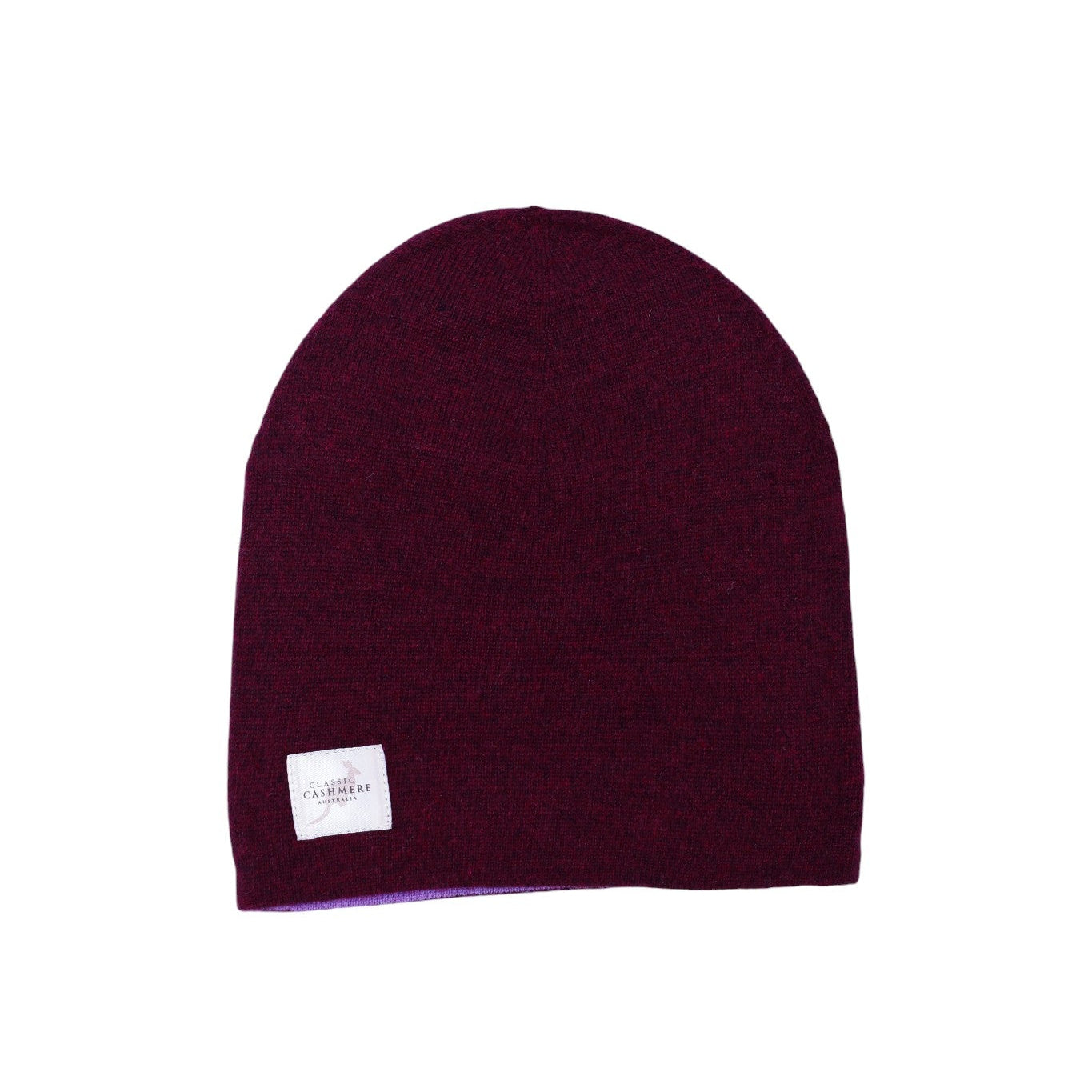 Kids Maroon Cashmere Beanie – Soft & Warm Winter Hat