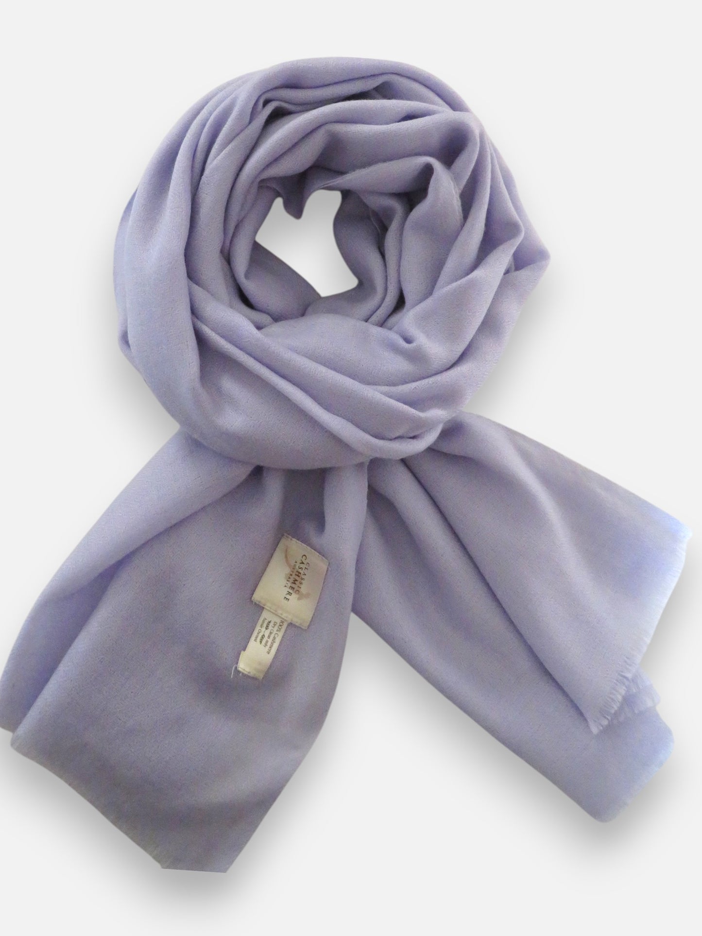 Women’s Lavender Cashmere Scarf – 100% Pure & Luxuriously Soft