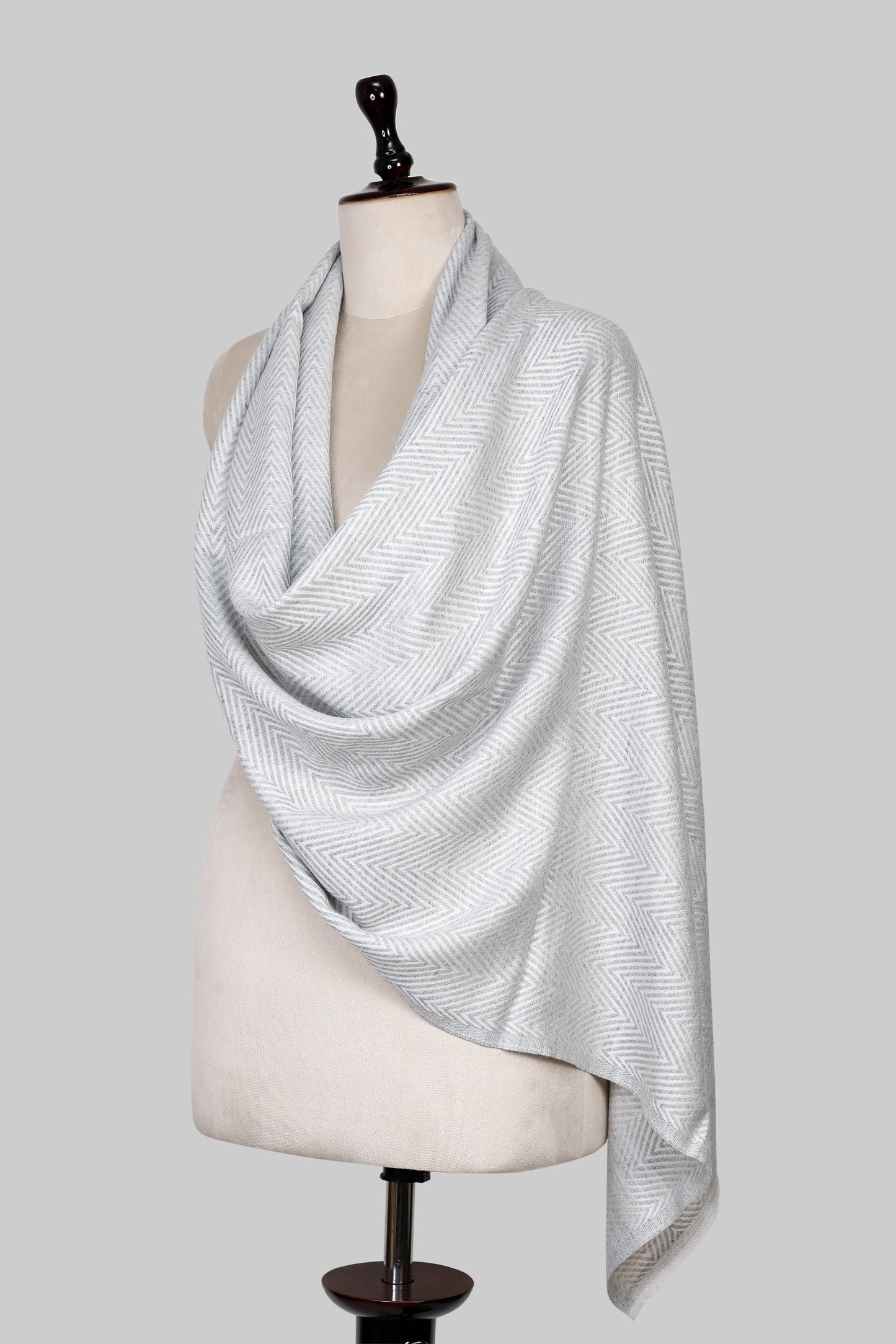 Chevron Chill Cashmere Shawl