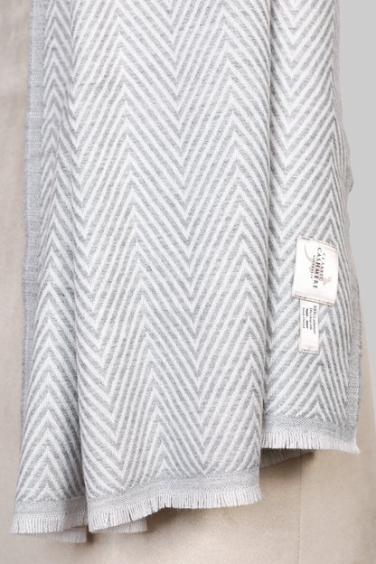 Chevron Chill Cashmere Shawl