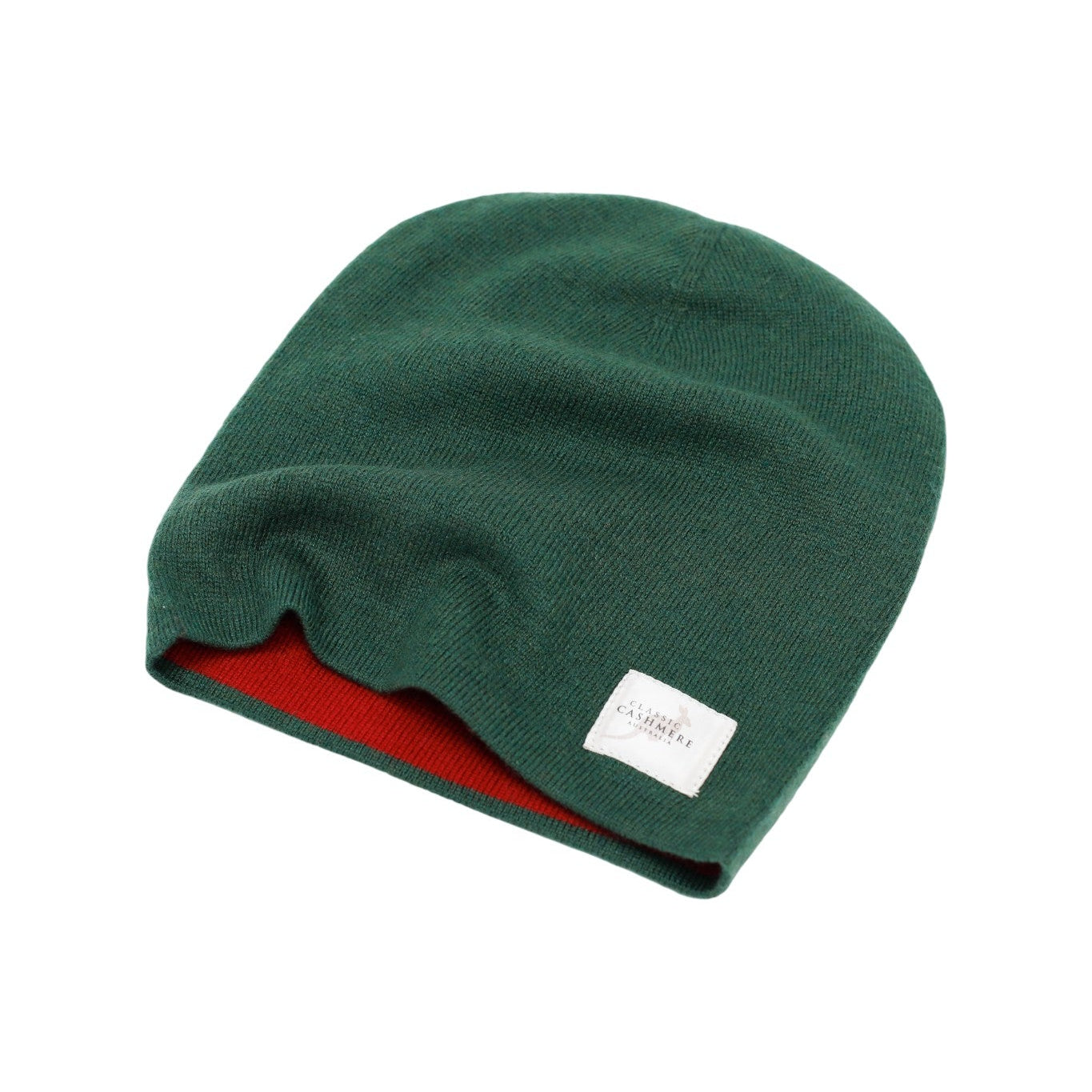 Bottle Green Cashmere Beanie – Soft, Stylish & Everyday Essential