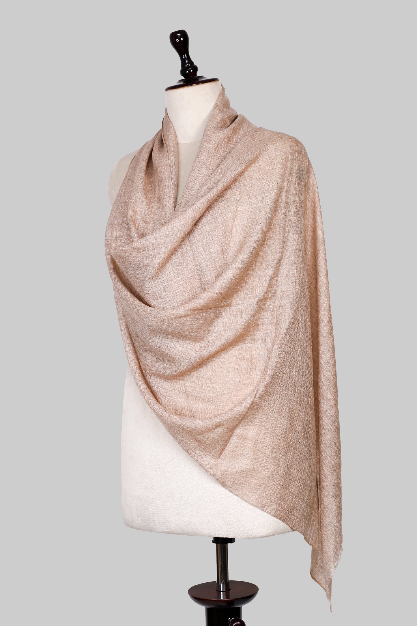 Women’s Tan Cashmere Scarf – 100% Pure & Luxuriously Soft