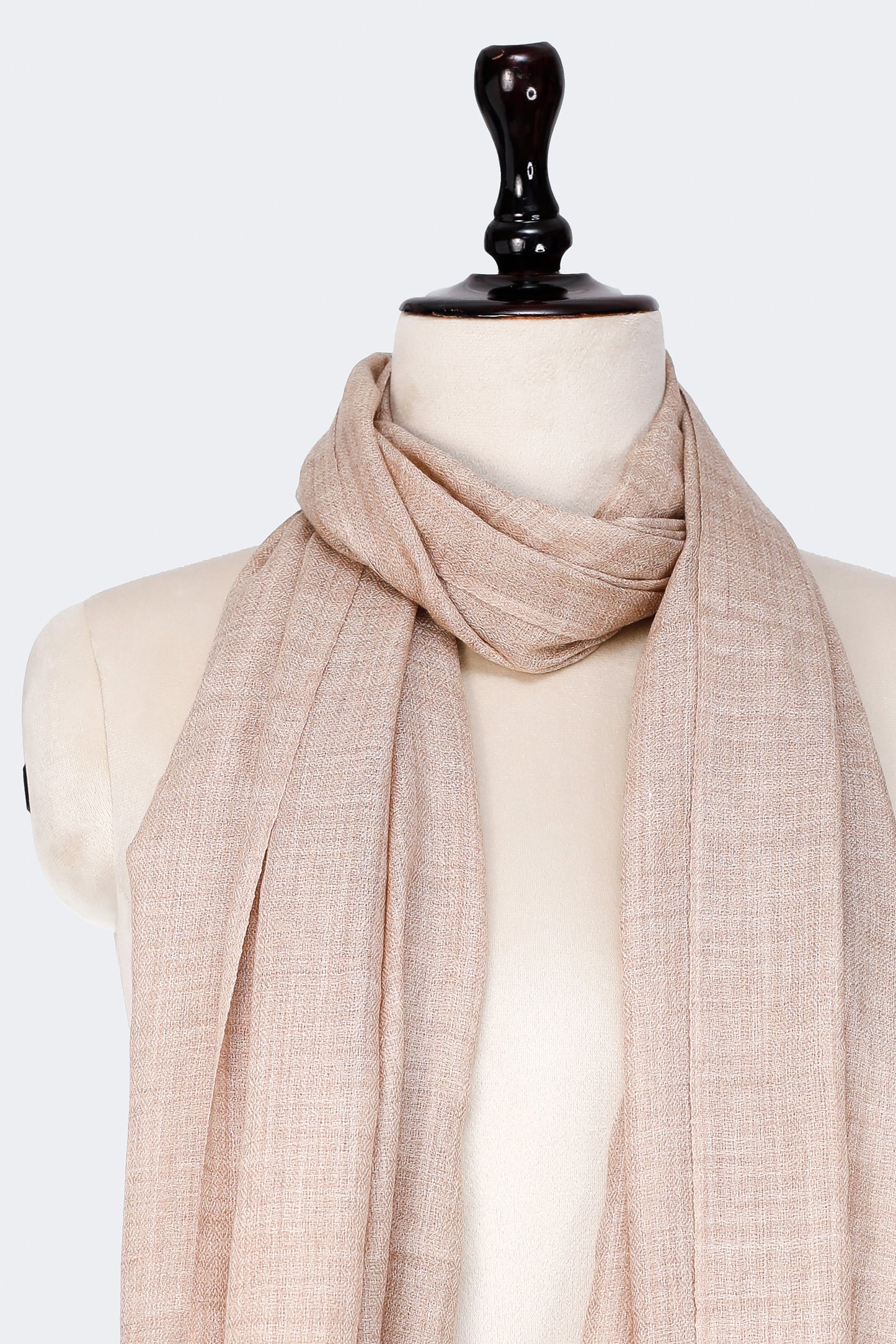 Women’s Tan Cashmere Scarf – 100% Pure & Luxuriously Soft