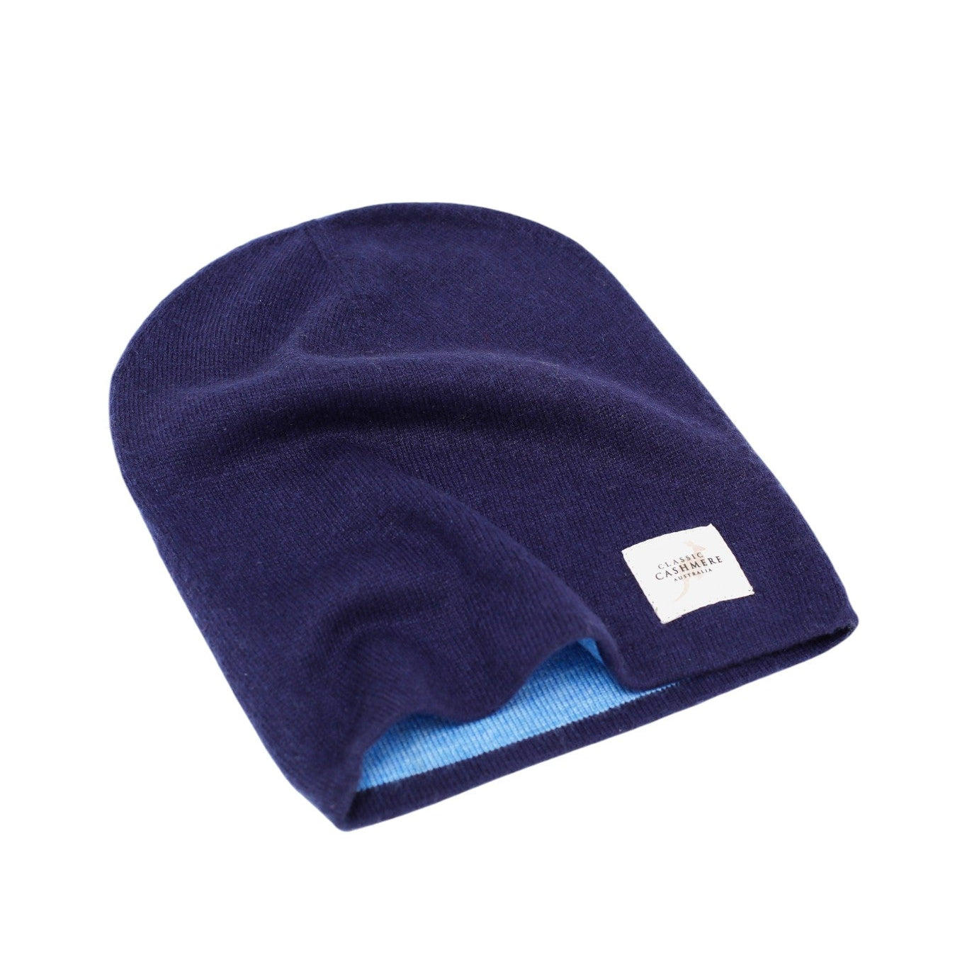 Navy Blue Cashmere Beanie – Soft, Stylish & Everyday Essential
