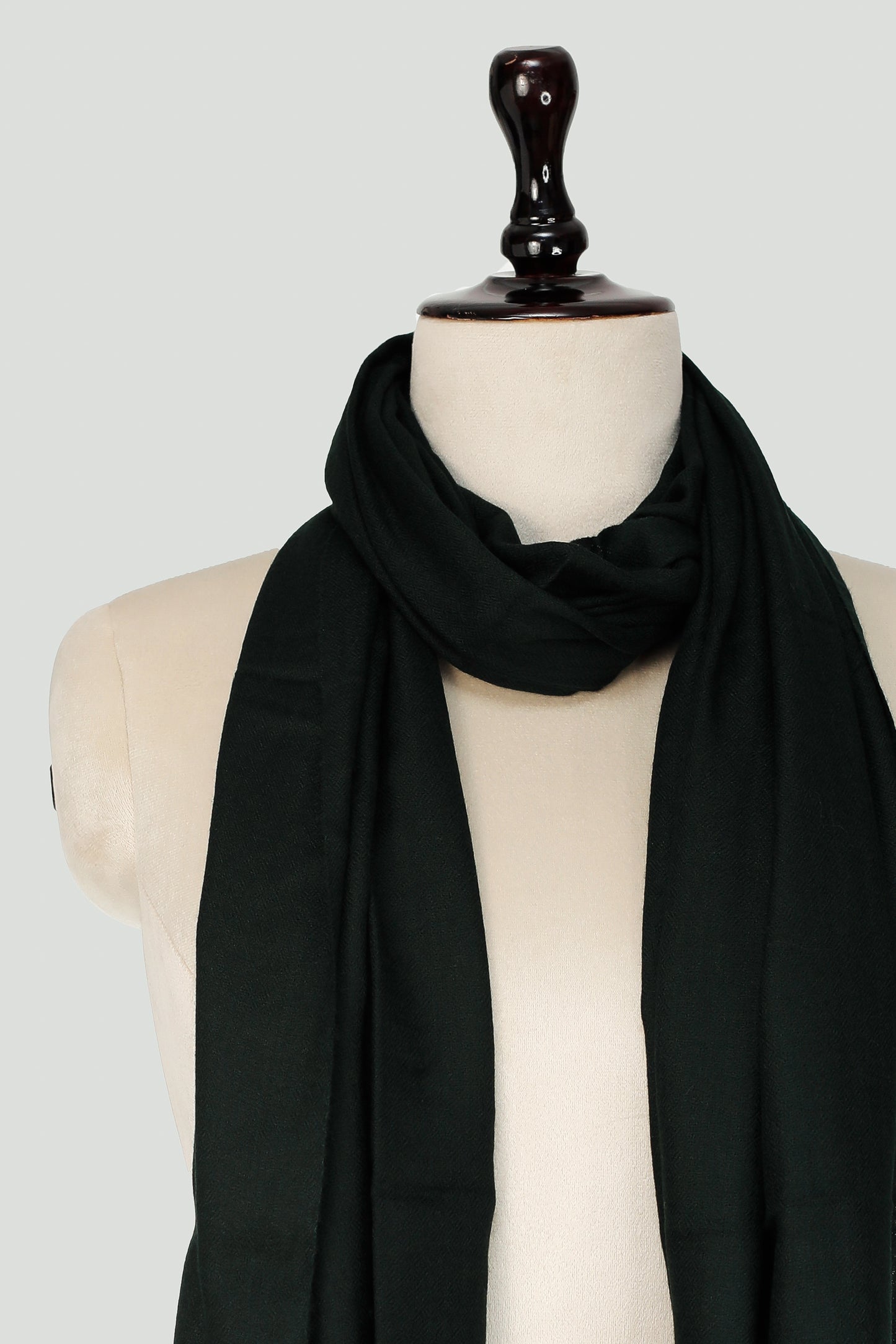 Women’s Dark Emerald Green Cashmere Scarf – 100% Pure & Luxuriously Soft