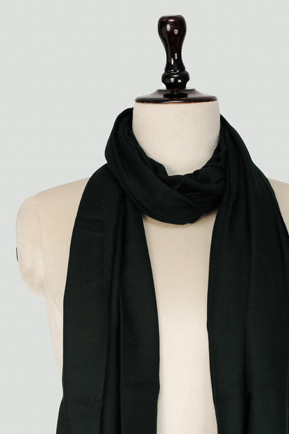 Women’s Dark Emerald Green Cashmere Scarf – 100% Pure & Luxuriously Soft