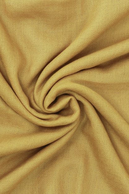 Mustard Yellow Pure Cashmere Lightweight  Shawl