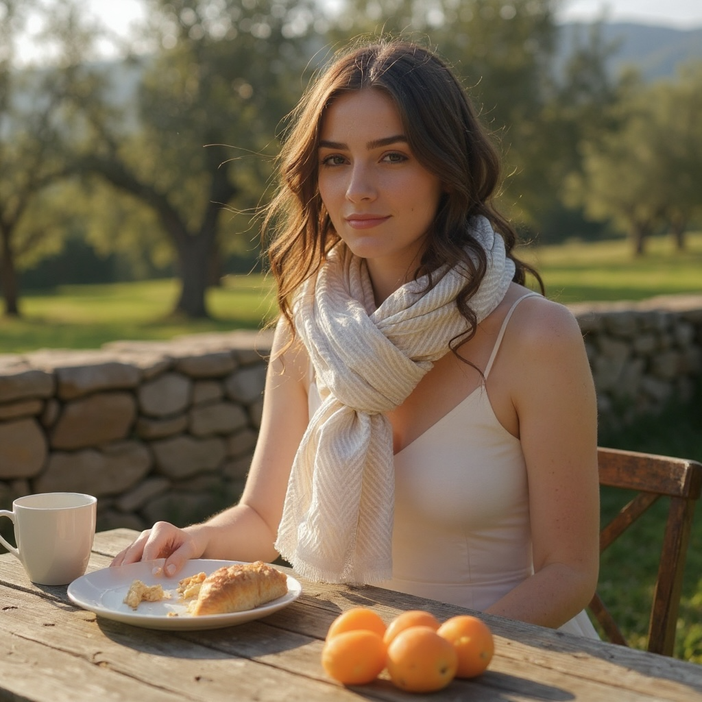 Chevron Chill Cashmere Shawl