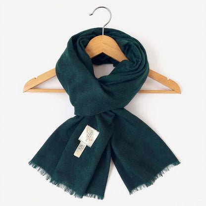 Emerald Green Pure Cashmere Lightweight  Shawl