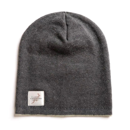 Dark Grey Cashmere Beanie – Soft, Stylish & Everyday Essential
