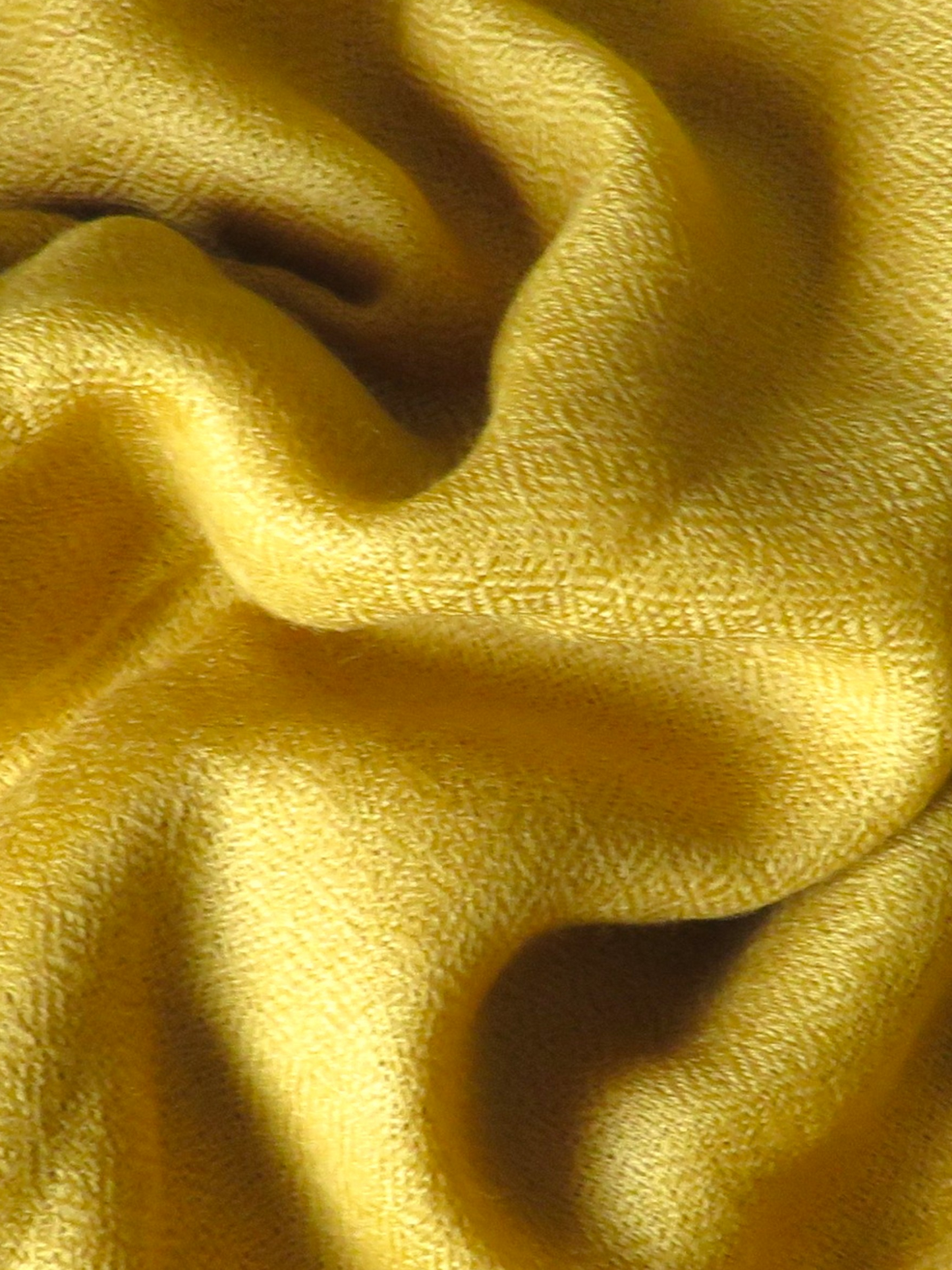 Mustard Yellow Pure Cashmere Lightweight  Shawl